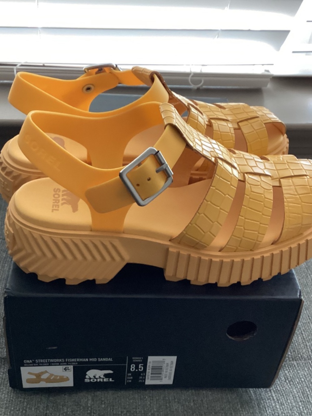 SOREL Ona Streetworks Platform Fisherman Sandal (Women) 8.5 M - Picture 11 of 12